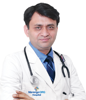 "Dr. Gajinder Kumar Goyal, Director - Cardiologyin Faridabad, Marengo Asia Hospitals "