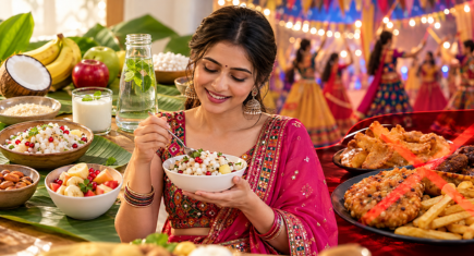 Healthy Navratri fasting diet with nutritious foods