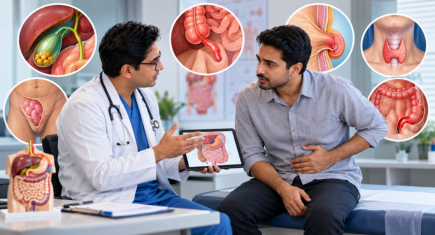 General surgeon consultation for abdominal pain