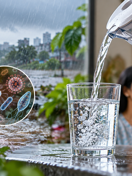 Safe drinking water and water contamination during monsoon in Ahmedabad