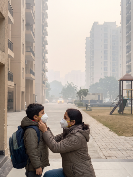 Protecting Children's Respiratory Health from Air Pollution in Gurugram