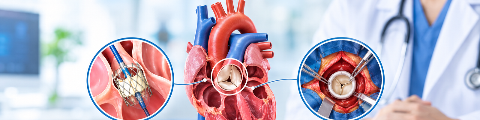 TAVR vs Open Heart Surgery for Aortic Valve Disease