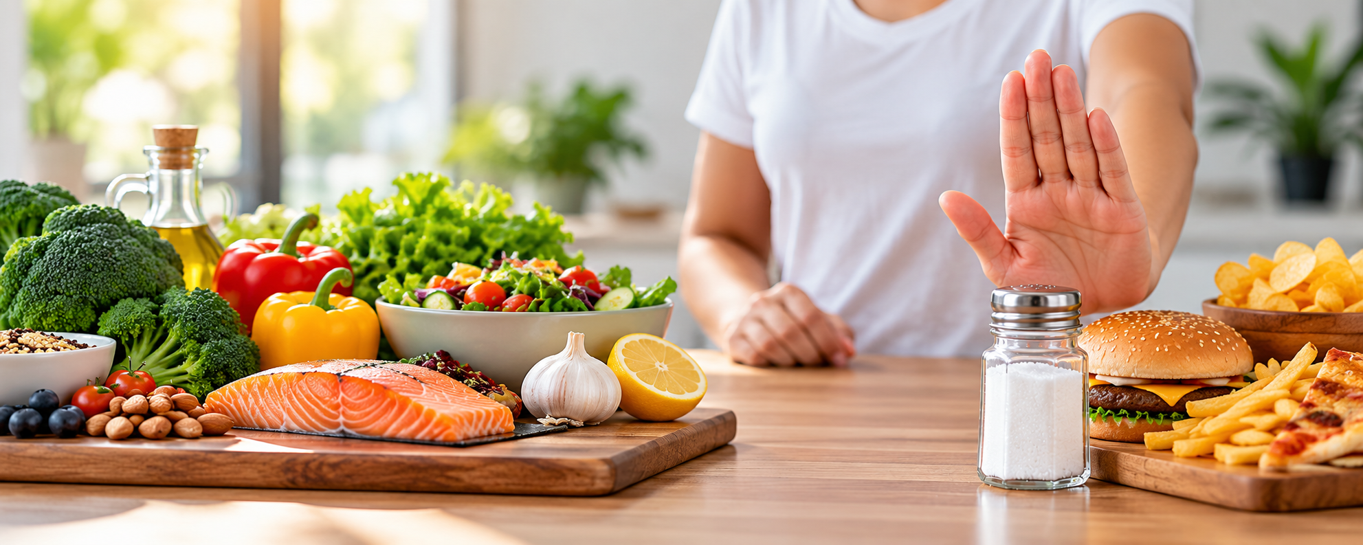 Healthy low-sodium diet for kidney patients