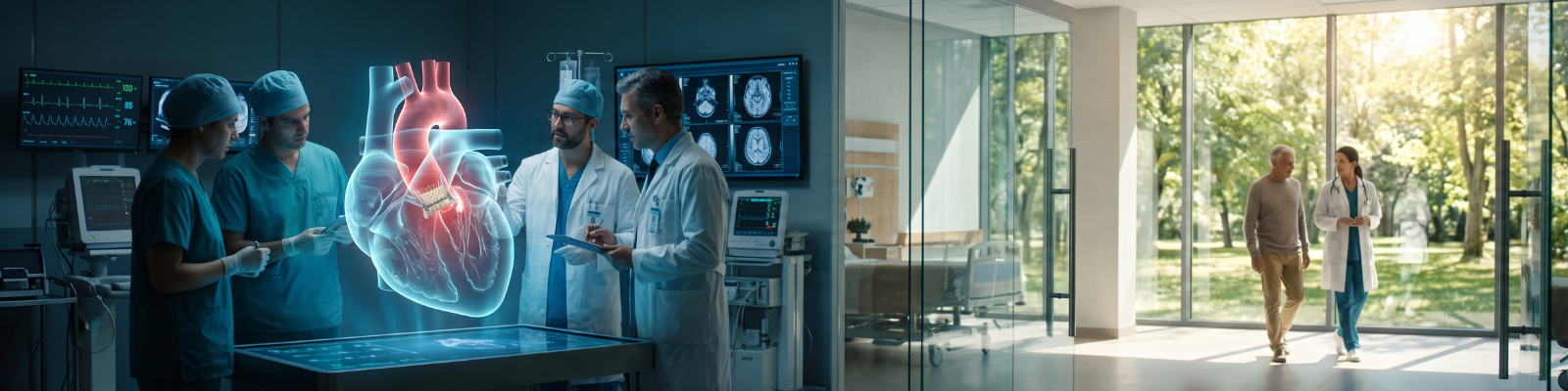 Doctor Explaining Aortic Valve Replacement to Patient