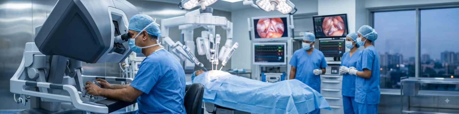 Doctor discussing keyhole heart surgery with a patient