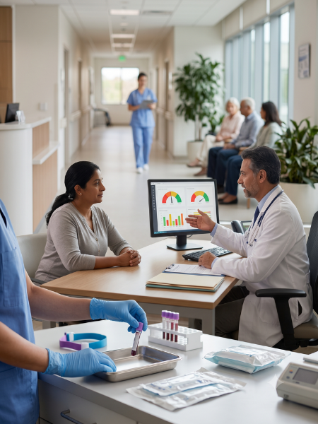 HbA1c Test to Monitor Average Blood Sugar Levels