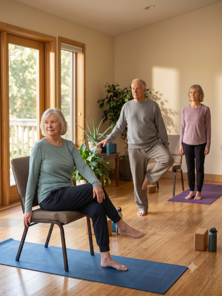 Senior Yoga Exercises for Better Balance and Mobility