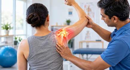 Physiotherapy for frozen shoulder treatment