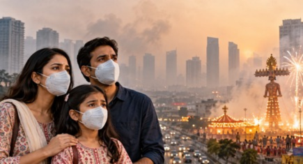 Air pollution in Gurugram during Navratri and Dussehra celebrations