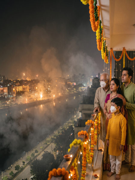 Diwali Air Pollution in Ahmedabad and Its Health Effects