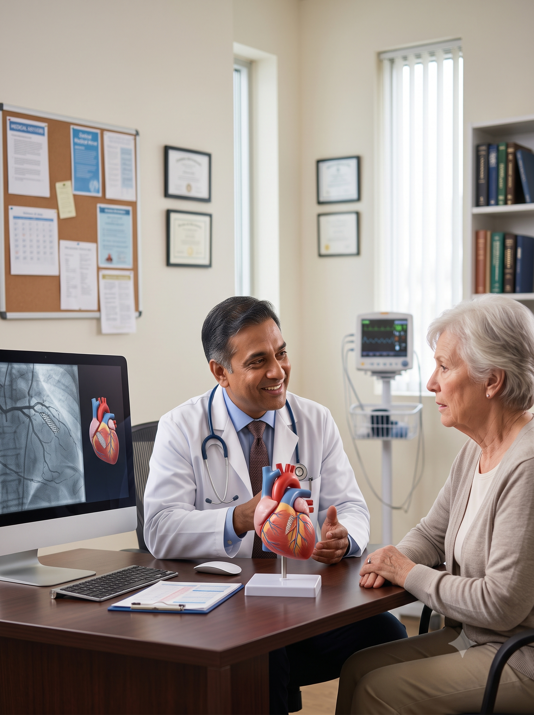Heart blockage treatment options including angioplasty, stent and bypass surgery