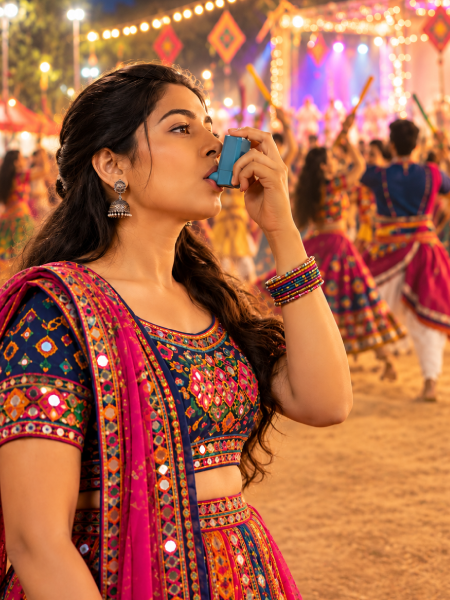 Asthma and Allergy Tips for Navratri Crowds