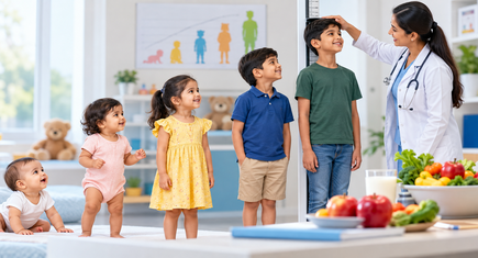 Healthy weight for children and age-appropriate growth
